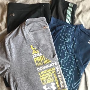 Set of Under Armour exercise clothes